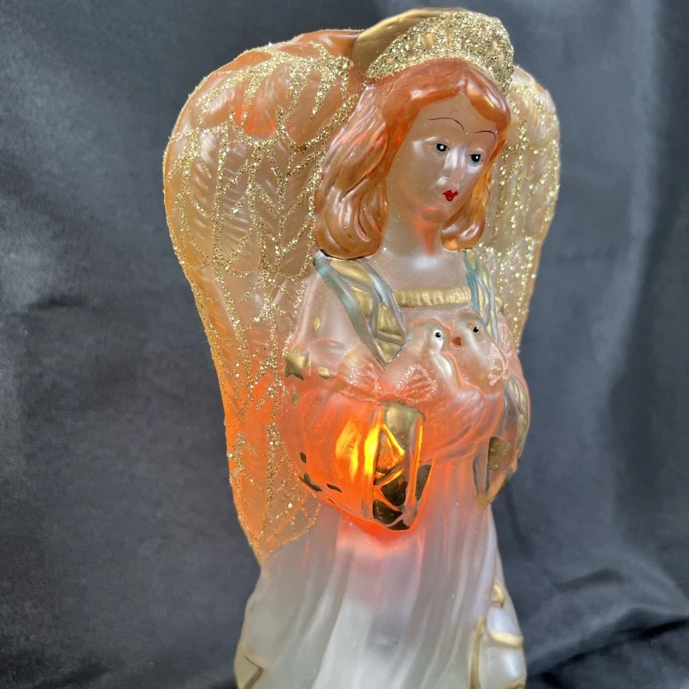 Vintage‎ Light Up Angel Figurine 11